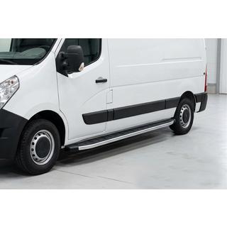 Fullmond side steps (2 stuks, aluminium) Opel Movano 2010–2021 foto 1