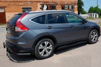 Honda CRV 2012–2016 Sidebars BB002 Black (2 st., RVS) foto 4