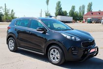 Kia Sportage 2015–2021 Sidebars BB001 Black (2 stuks, RVS) foto 2