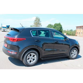 Sidebars BB001 Black (2 stuks, RVS) Kia Sportage 2015–2021 foto 3