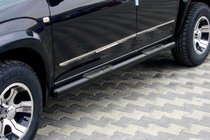Kia Carens 1999–2012 Sidebars Black (RVS) foto 1