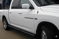 Dodge RAM (DR/DH/D1/DC/DM) 2002–2009 Standaard sidebars Black (2 stuks, RVS) foto 1