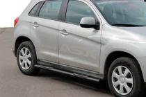 Mitsubishi Eclipse Cross 2017– Zijbuizen BB002 Black (2 st., RVS) foto 2