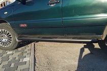 Chevrolet Niva 1998–2020 Zijbuizen Black (2 st., RVS) foto 5