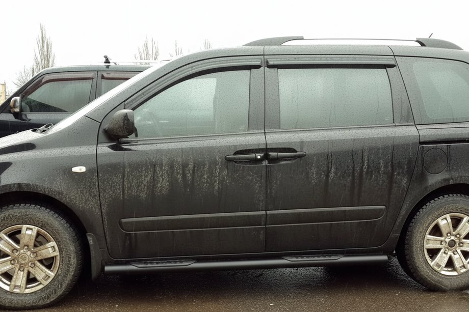 Kia Carnival 2002–2013 Sidebars Black (2 st., RVS) Image