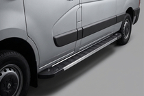 Renault Master 2011–2023 Side steps RedLine V1 (2 stuks, aluminium) foto 1