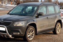 Skoda Yeti 2009–2017 Sidebars Black (2 st., RVS) foto 2
