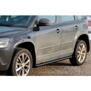 Sidebars Black (2 st., RVS) Skoda Yeti 2009–2017 foto 1