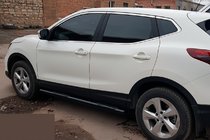 Nissan Qashqai 2014–2021 Side bars Black (2017-2021, 2 stuks, RVS) foto 4