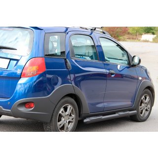 Sidebars Black (2 st., RVS) Chery Beat 2009–2015 foto 1