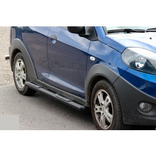 Sidebars Black (2 st., RVS) Chery Beat 2009–2015 foto 2