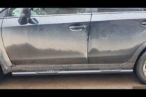 Subaru XV 2011–2017 Zijbuizen BB002 Black (2 st., RVS) foto 2