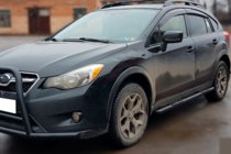 Subaru XV 2011–2017 Zijbuizen BB002 Black (2 st., RVS) foto 1
