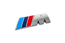 BMW M opschrift 85 x 30 mm (roestvrij staal) foto 3