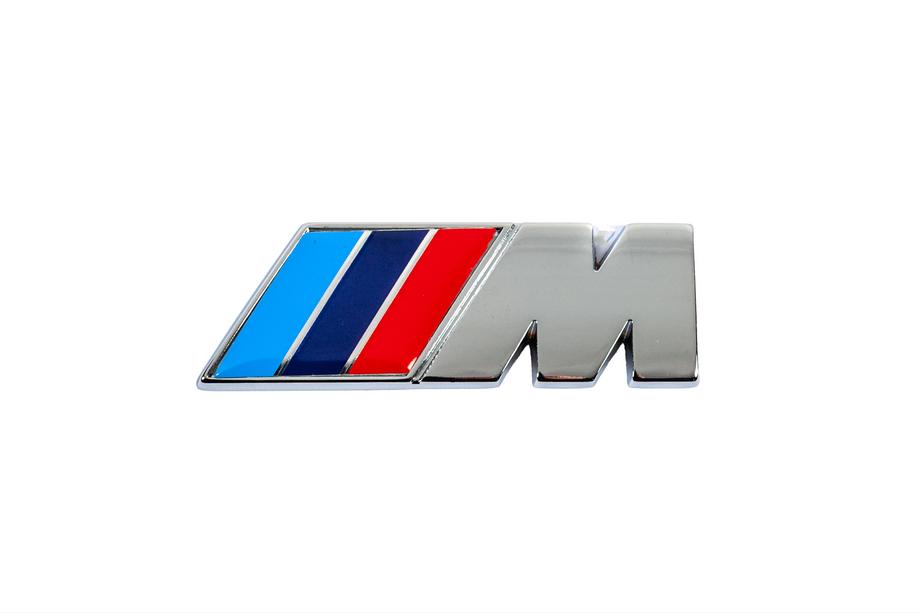 BMW M opschrift 85 x 30 mm (roestvrij staal) Image