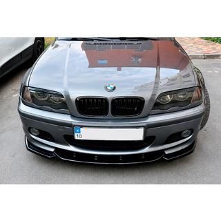 DPT V-2 voorbumper lip spoiler (voor M-Sport 2003-2006, hoogglans zwart) BMW 3 Serie E46 1998–2006 foto 3