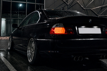 BMW 3 Serie E46 1998–2006 CSL-Style V3 spoiler (voor SD, hoogglans zwart) foto 12