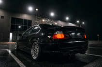 BMW 3 Serie E46 1998–2006 CSL-Style V3 spoiler (voor SD, hoogglans zwart) foto 13