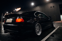 BMW 3 Serie E46 1998–2006 CSL-Style V3 spoiler (voor SD, hoogglans zwart) foto 6