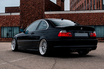 BMW 3 Serie E46 1998–2006 CSL-Style V3 spoiler (voor SD, hoogglans zwart) foto 2