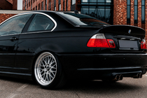 BMW 3 Serie E46 1998–2006 CSL-Style V3 spoiler (voor SD, hoogglans zwart) foto 1