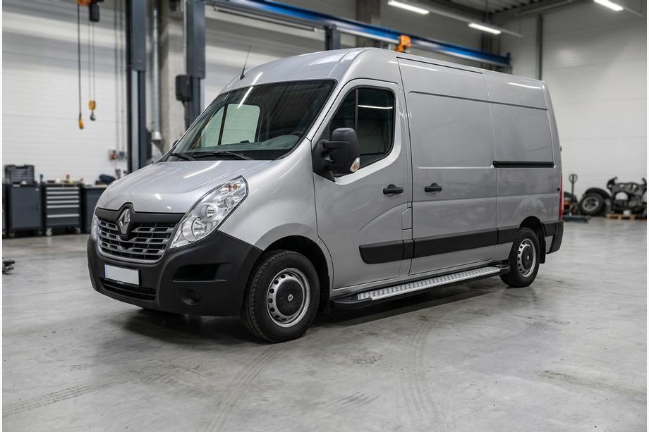Renault Master 2011–2023 Side steps Allmond Grey (2 stuks, aluminium) Image