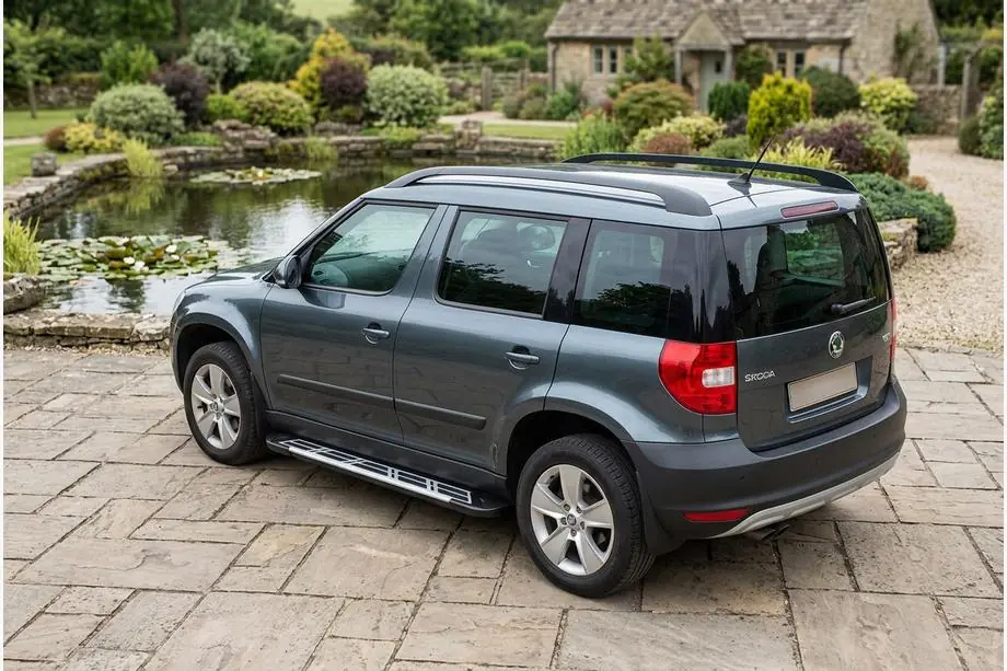 Skoda Yeti 2009–2017 Sunrise side steps (set van 2, aluminium) Image