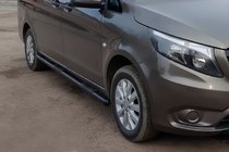 Mercedes Vito/V-klasse W447 2014– Sidebars Black (2 stuks, RVS) foto 2