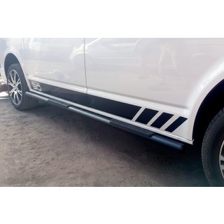 Sidebars Black (2 st., RVS) Volkswagen T5 Transporter 2003–2010 foto 3
