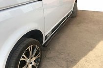 Volkswagen T6 2015–2024 Sidebars Black (2 st., RVS) foto 7
