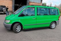 Mercedes Vito W638 1996–2003 Sidebars Black (2 st., RVS) Ø60 mm foto 2