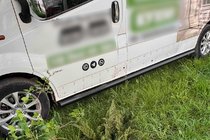 Nissan Primastar 2002–2014 Zijbuizen BB002 Black (2 st., RVS) 70 mm, korte wielbasis foto 6