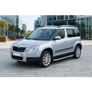 Side steps Tayga Grey (set van 2, aluminium) Skoda Yeti 2009–2017 foto 1