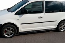 Volkswagen Caddy 2004–2010 Sidebars BB001 Black (2 stuks, RVS) foto 5
