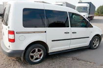Volkswagen Caddy 2010–2015 Sidebars BB001 Black (2 stuks, RVS) foto 2