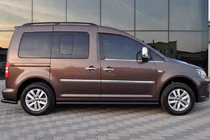 Volkswagen Caddy 2010–2015 Sidebars BB001 Black (2 stuks, RVS) foto 9