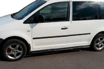 Volkswagen Caddy 2010–2015 Sidebars BB001 Black (2 stuks, RVS) foto 4