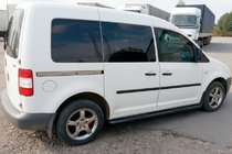 Volkswagen Caddy 2015–2020 Sidebars BB001 Black (2 stuks, RVS) foto 2
