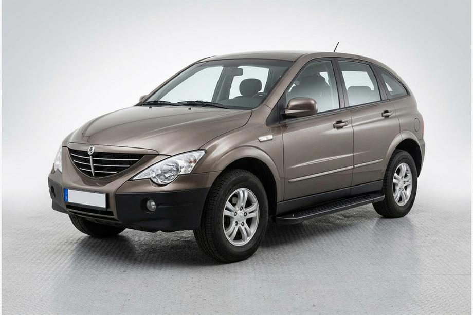 SsangYong Action 2005–2018 Allmond Black side steps (2 st., aluminium) Image