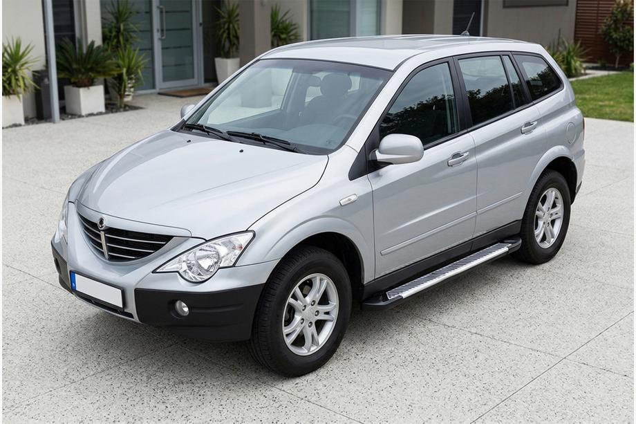 SsangYong Action 2005–2018 Side steps Line (2 stuks, aluminium) Image