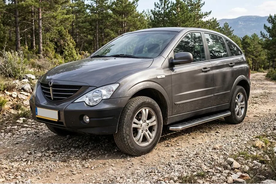 SsangYong Action 2005–2018 Maydos V1 zijtreden (set 2 stuks, aluminium + RVS) Image
