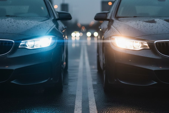 Welke koplampen schijnen beter: xenon of LED?