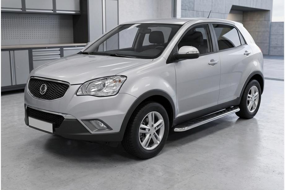 SsangYong Korando 2010–2019 Maydos V1 zijtreden (set 2 stuks, aluminium + RVS) Image