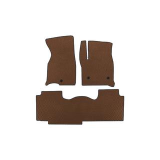 EVA automatten voor het interieur (2 rijen, bruin)