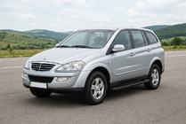 SsangYong Kyron 2005–2014 Allmond Black side steps (2 st., aluminium) foto 1