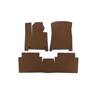 EVA automatten voor het interieur (2 rijen, bruin)