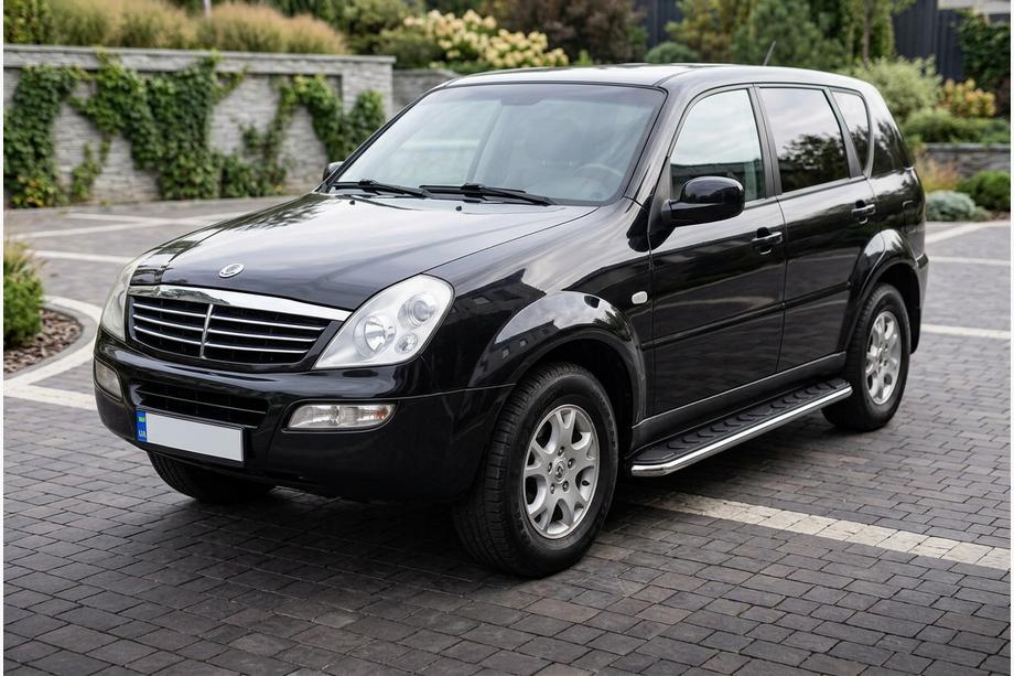 SsangYong Rexton I 2001–2017 Maydos V1 zijtreden (set 2 stuks, aluminium + RVS) 2012-2017 Image
