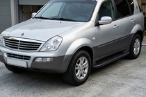 SsangYong Rexton I 2001–2017 Bosphorus Black side steps (2 st., aluminium) 2012-2017 foto 1