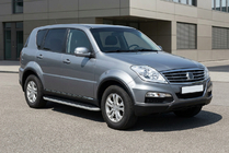 SsangYong Rexton I 2001–2017 Side steps Tayga Grey (2 stuks, aluminium) 2005-2012 foto 1