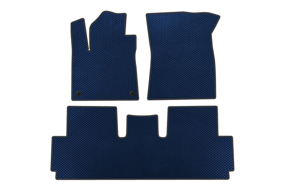 Citroen C-4 Picasso 2013–2022 EVA automatten (voor Grand, 2 rijen, blauw) Image